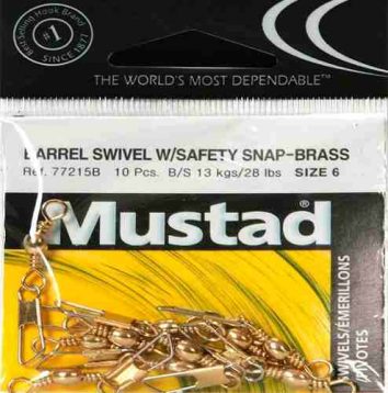 Girador 77215 6 Gancho Negro Mustad