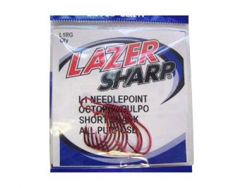 Anzuelo Eagle Claw Lazer Sharp Hook L1rg-1/0 Qty8