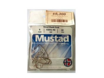 Anzuelo Mustad 6  92661-ni Qty 10